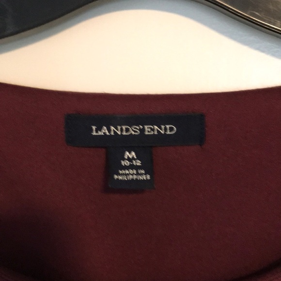 Women’s 3/4 sleeve Ponte Flounce dress, Lands End size 10-12 - Picture 5 of 5